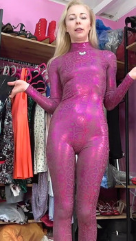 Interactive Gfe Series Shiny Catsuit Girlfriend Controls Your Stroke