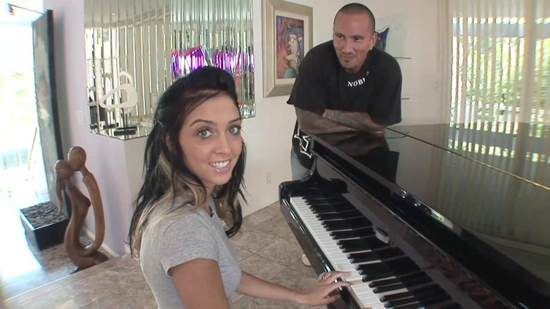 Young Sinner: A huge hard cock for a young brunette