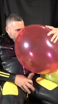 Looning Balloon Play No Pop Then Pops