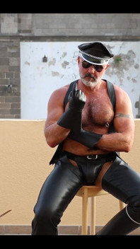 Mike in Leather