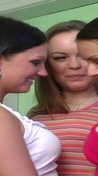 Three Hot Lesbian Girls in One Place