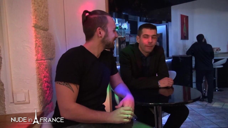 Nude in France: A guy offers her young wife in a swinger club...