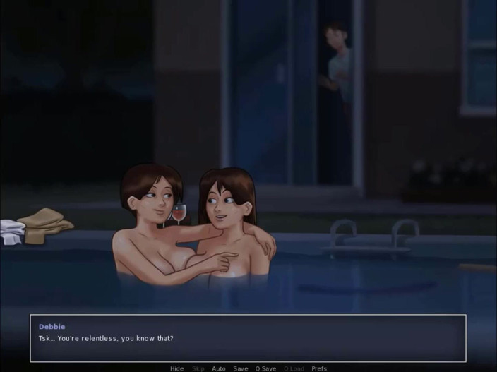 Cartoon Play: Saga estivale, partie 92 - deux MILF sexy à gros nichons dans la...