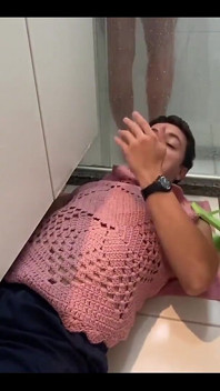 Trampling Foot Slave After Take Shower