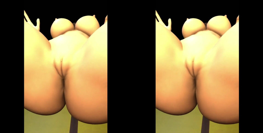 Back Alley Toonz: 柔软的大屁股mavis在卡通模仿中摇晃她完美的泡泡屁股