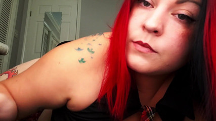 Kat Fire: Naughty college girl smoking