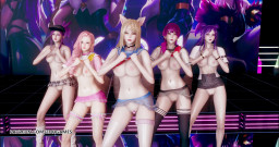 3D-Hentai Games: Ahoj Venus - Vrtivá vrtí nahý tanec Ahri Akali Kaisa Evelynn...