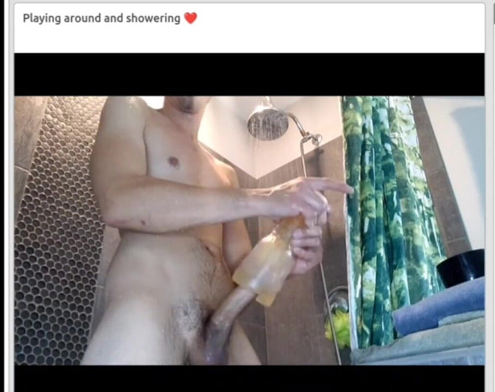 Sexy possum: Fleshlight Toy Fuck, ducha transmisión masturbación