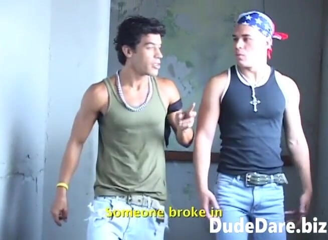 DudeDare: Whoring dude banged in the ass on a sofa