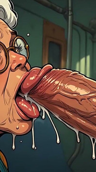 Older Women Blowjob Art