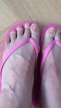 Flip-flop-fußshow