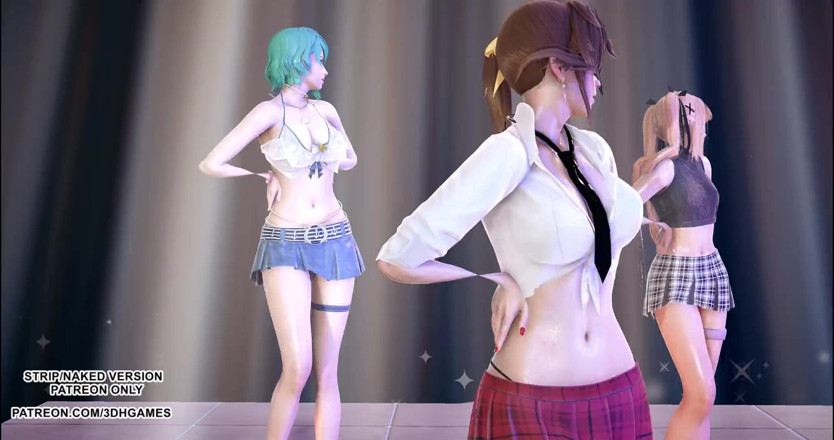 3D-Hentai Games: [mmd] Завойовник доа Марі Роуз Місакі, гарячий танець тамакі 4k 60 кадрів в секунду