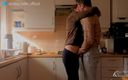 Max &amp; Annika: Kitchen Make Out with Kissing &amp;amp; Fingering - Sensual Teasing Stepsister