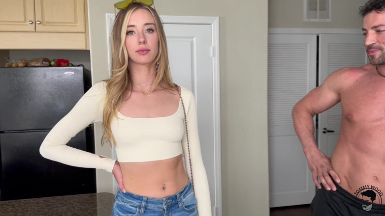 Tommy Wood XXX: Loira linda recebendo dupla penetração anal atp atm