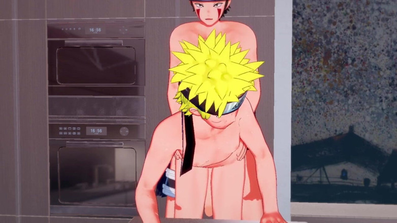 Yaoitube: ナルト 耽美 - ナルト×キバ 素晴らしいセックス