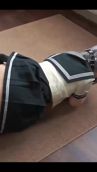 A Pet Slave Wrapped in Tight Fitting Clothes