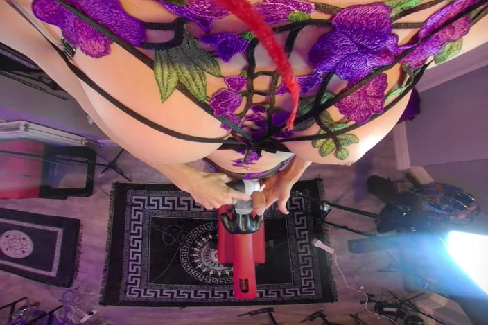 Perception of Depth - Jasmine_Dlight but VR: Jasmine_dlight - POV Futa Fleshlight Fucking - Looking Down Big Boobs and...
