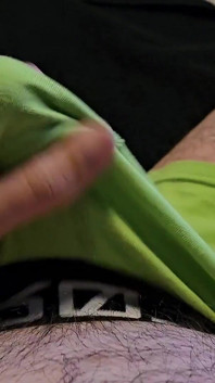 Cum in My Green Boxers!