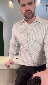 Fucked Him in Formal Clothes with a Cigar