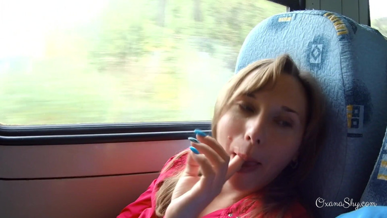 MILF Oxana: Blowjobs compilation outdoor