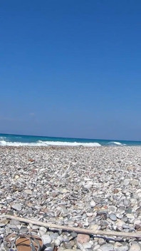Jerking off My Boyfriend at a Beach - Quick Risky Outdoor Handjob with Huge Cumshot