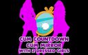 Camp Sissy Boi: Numărătoare inversă spermă Mirrror cu 2 fete îmbrăcate