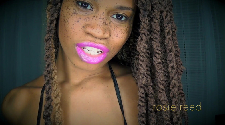 Rosie Reed: Powerless Against Fuchsia Lips- Pink Lipstick Fetish with Goddess Rosie...