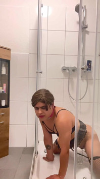 Naughty Puppy Peeing, Drinking, and Wagging My Tail
