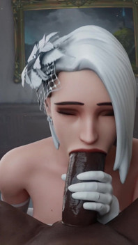 Ashe Pre-wedding Bustle Gone Wild with BBC - 3D Overwatch Animation