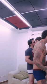 Orgy with Naughty Guys Fucking Pussies and Ass Without a Condom