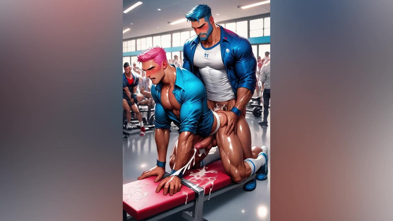 Bosss: Un beau cul aux cheveux roses se fait enculer