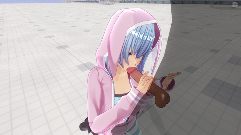 H3DC: 3D HENTAI. Namorada fofa depois de uma caminhada chupou um...