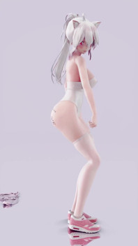 Sistar - goyangin stoking putih; Swimwear; Striptis; Busty; Long Legs