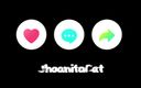 Jhoanita Cat: 用我的粉色睡衣自慰我的屁股