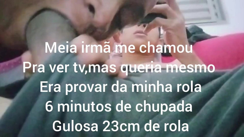 The plumber for married women: Meia-irmã, me chamou para assistir um filme e me chupou