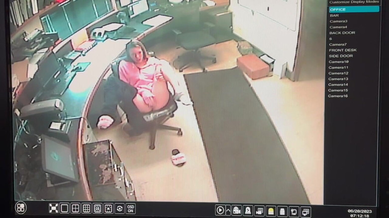 Jaycee starr: Plaisir avec une caméra de sécurité