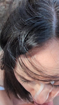POV venkovní kouření, honění, hluboké kouření a výstřik na obličej pod heatwave - Dame Olga 4K (734)
