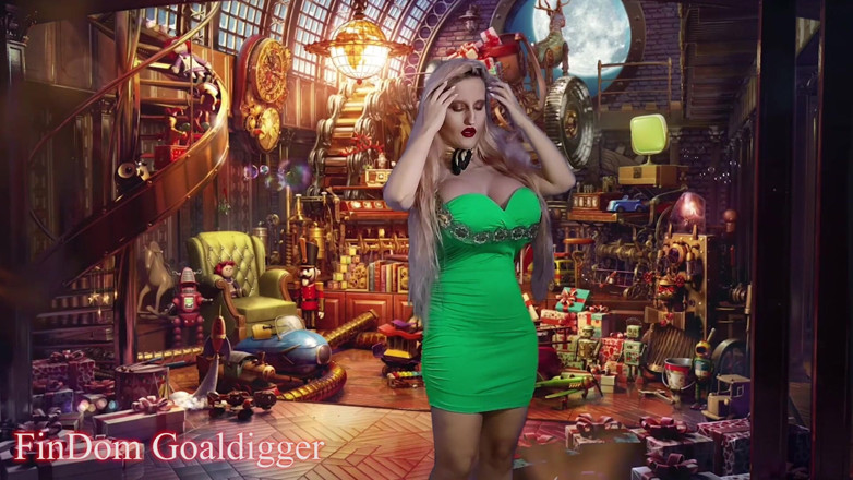 FinDom Goaldigger: Yeni bir yıl için oyuncak ayıya sihirli dönüşüm!