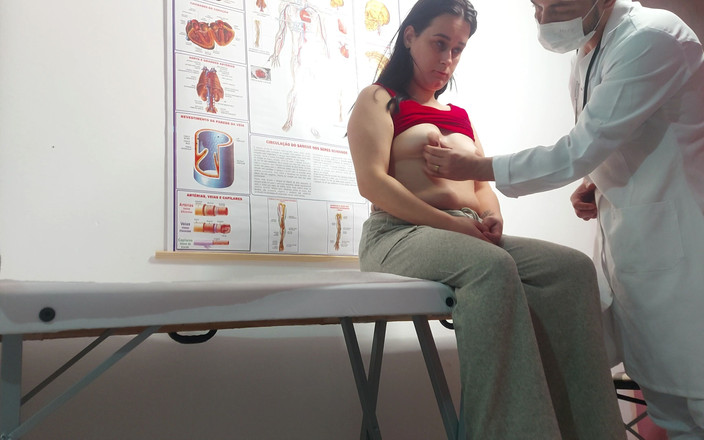 Jennyferpimenta: 보지에 딜도를 집어넣는 산부인과 의사, 후장과 섹스하는 손가락!