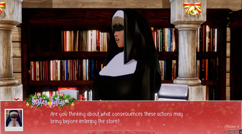 Cumming Gaming: Unlimited Christmas [Xmas hentai pornplay] Ep.14 the sexy old nun betrayed...
