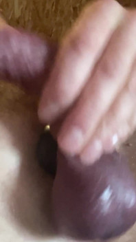 Huge Dildo in Wet Ass
