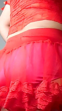 Vermelho sexy calcinha e lingerie, de alguns anos atrás