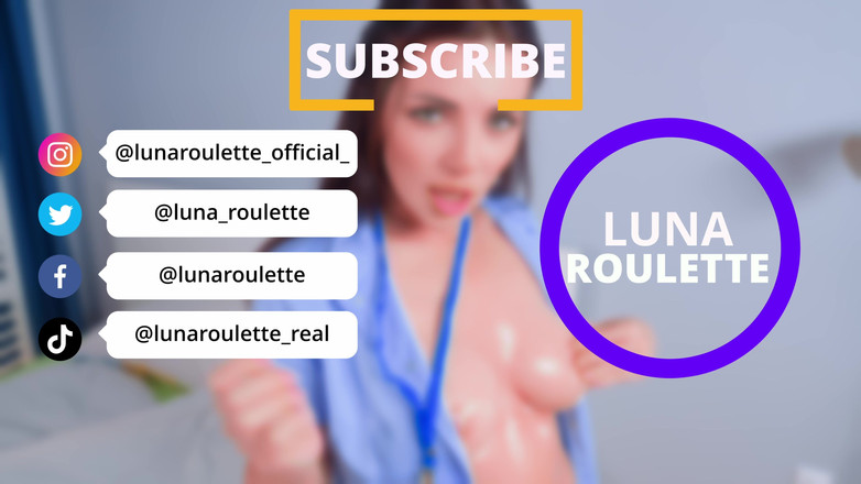 Luna Roulette: Une infirmière sexy se présente à un patient et l’a baisé