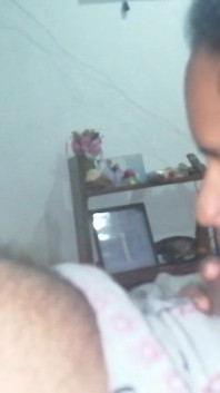 Father in Law's Gigantic Dick Hangs Out Under His Sarom for Step Daughter