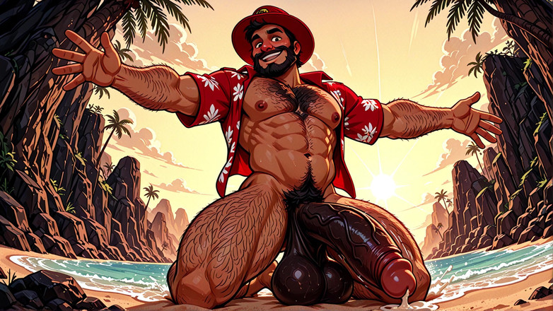 Erotic Man: Rock Hard Men Ai Art