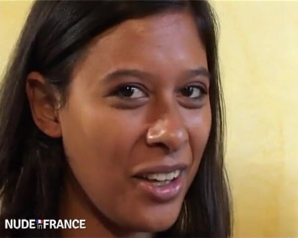 La France a Poil: Casting couch of a very pretty young tanned slut getting...