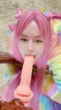I'm Practicing Swallowing Cum on a Dildo.