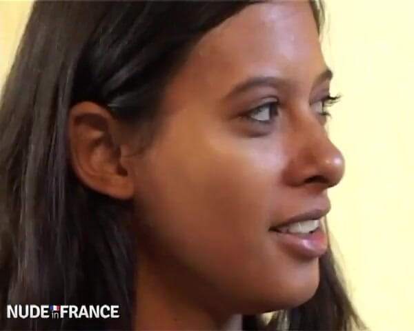 La France a Poil: Casting couch of a very pretty young tanned slut getting...