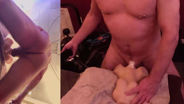 ScottyNaughty69: Oyuncağımı aynı anda iki açıdan sikiyorum!