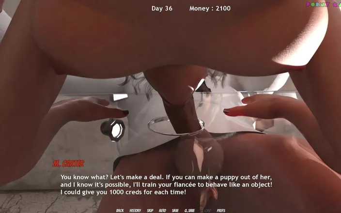 Porny Games: Lisa Total Investigation! by Dragofinder Studio - Swinging at the Nudist...